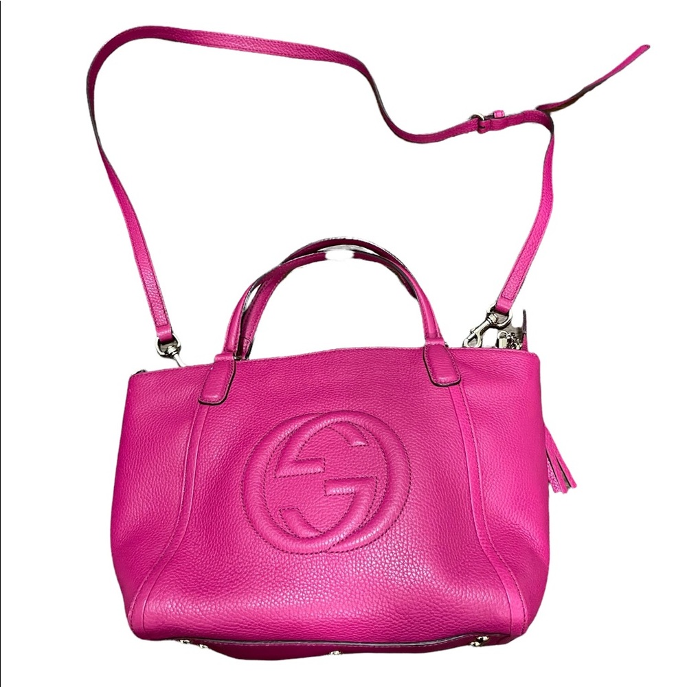 Gucci Pink Small Soho Convertible Top Bag - Picture 1 of 7